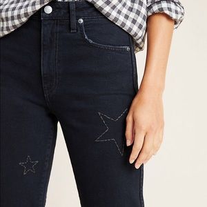 Anthropologie Sundry Ultra High Rise Star Jeans